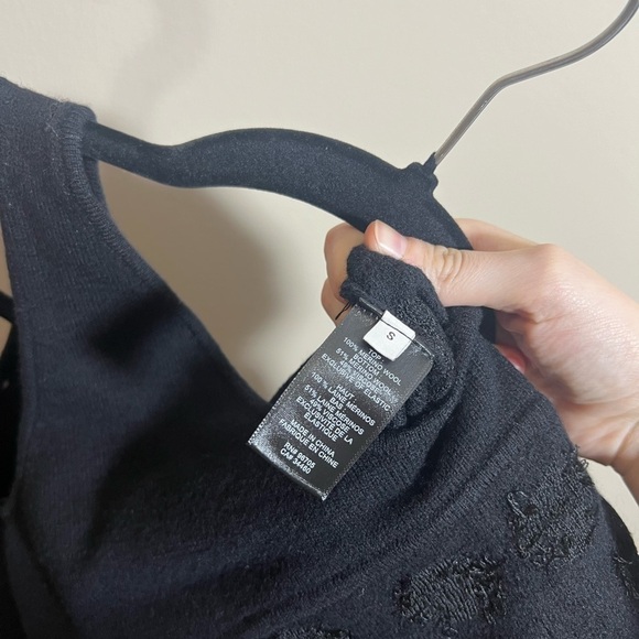 Rebecca Taylor Black Sleeveless Doily Jumpsuit - Picture 10 of 12